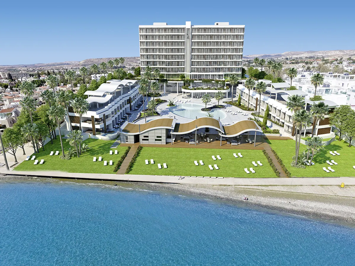Radisson  Beach Resort Larnaca vanaf &euro; 1080,-'!